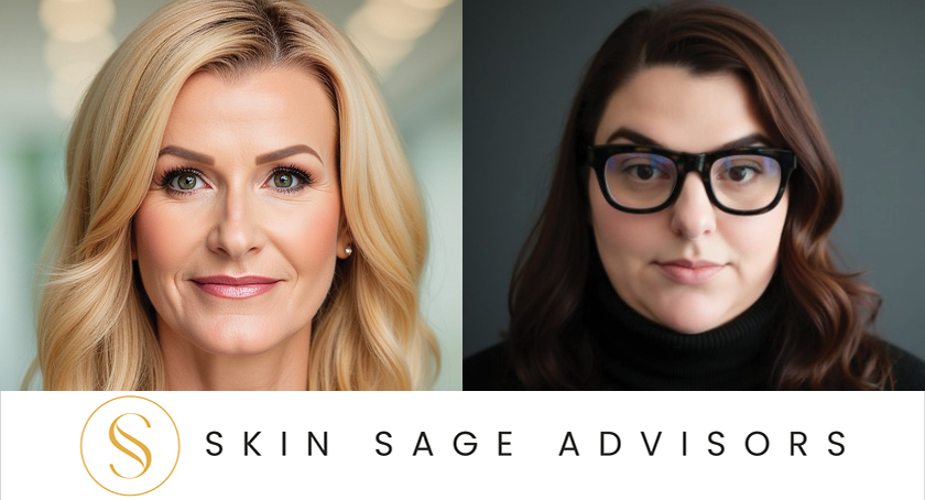 Laurence Dryer (left) and Jaime Castle are founders of Skin Sage Advisors.